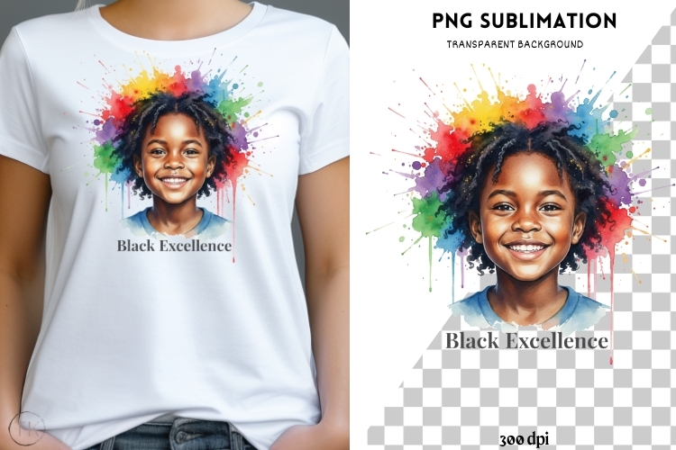 Black history png design for T-shirts example image 1