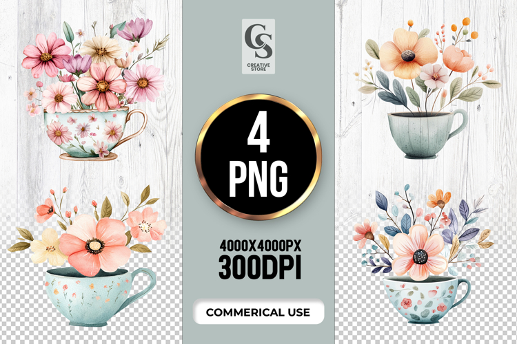 Teacup Clipart Image 22