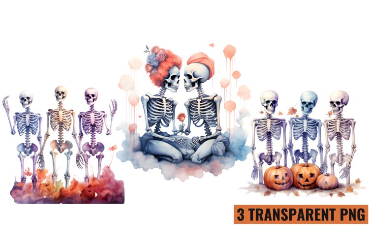 Watercolor Pink Halloween Sublimation, PNG