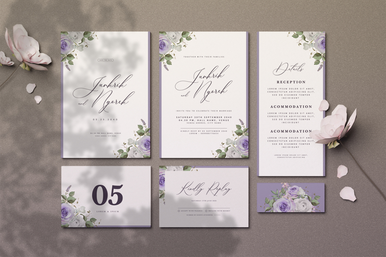Wedding Invitation Card Template Image 2