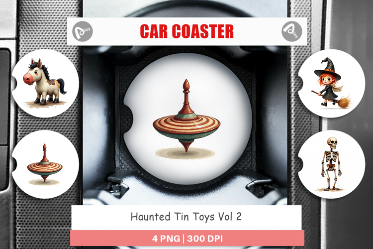Haunted Toys Car Coaster