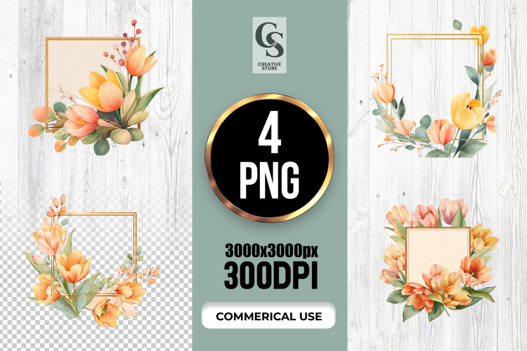 Spring Border Clipart Image 6