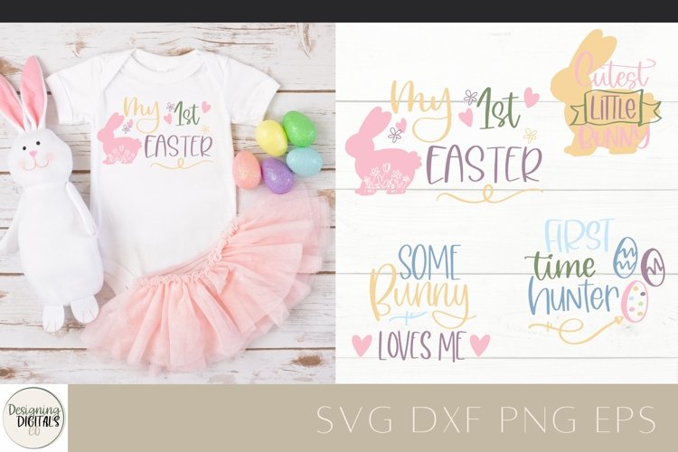 Cute Easter SVG Bundle, Cute Easter SVG, Spring Clipart