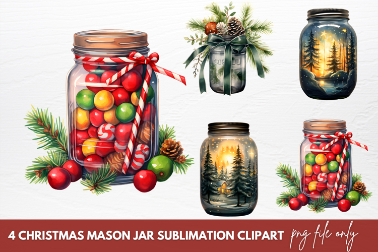 Mason Jar Clipart Image 20