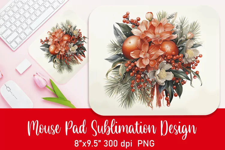 Christmas Mouse Pad Sublimation PNG