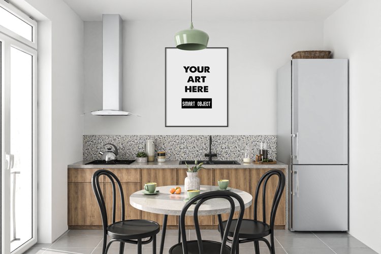 Vertical frame mockup - movable   scalable frame