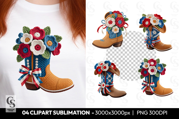 Cowboy Boot Clipart Image 3