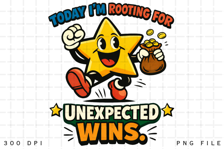 Today I’m Rooting for Unexpected Wins Lucky Star Design