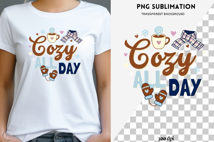 Winter phrases png design for T-shirts