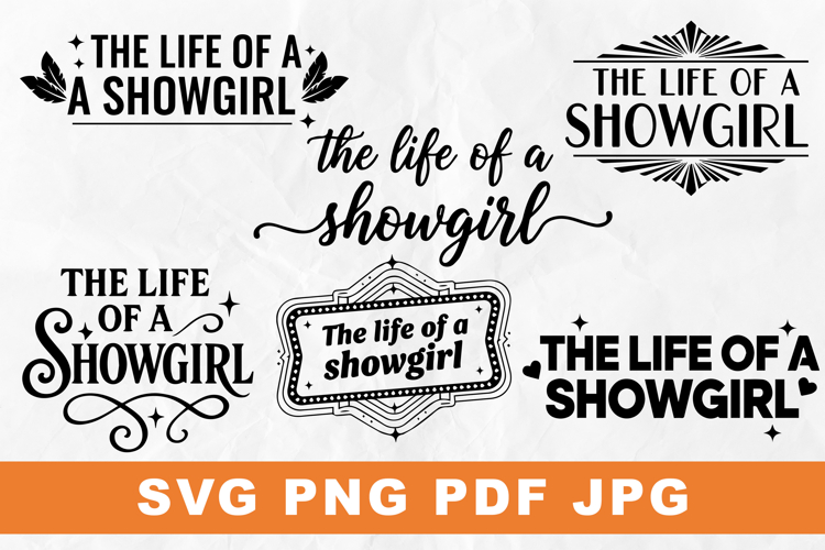 The Life of a Showgirl SVG Bundle | Glamorous Retro