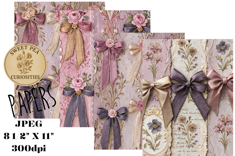 Shabby Chic, Papers, Junk Journal