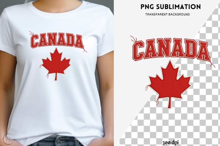 Canada png design for T-shirts