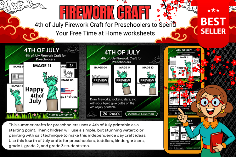 American Flag Coloring Page Image 4