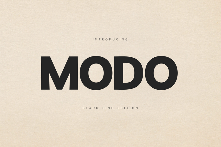 Modo - Bold Modern Sans Serif