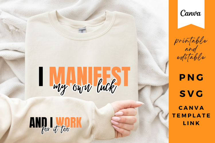 Motivational SVG/PNG/Canva Template