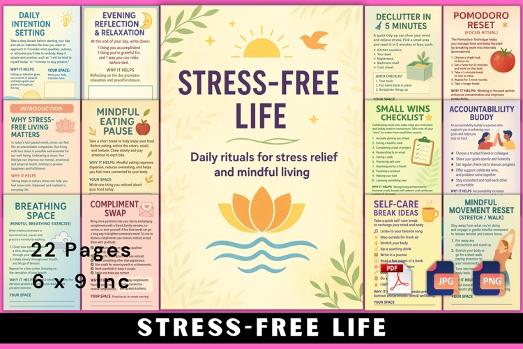 Stress-Free Life A Guided Workbook for Calm & Balance