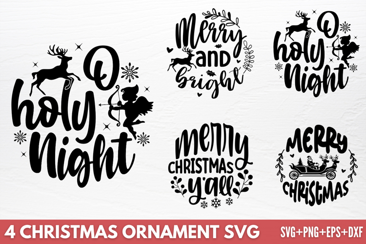 Christmas Ornament Sublimation Designs Image 14