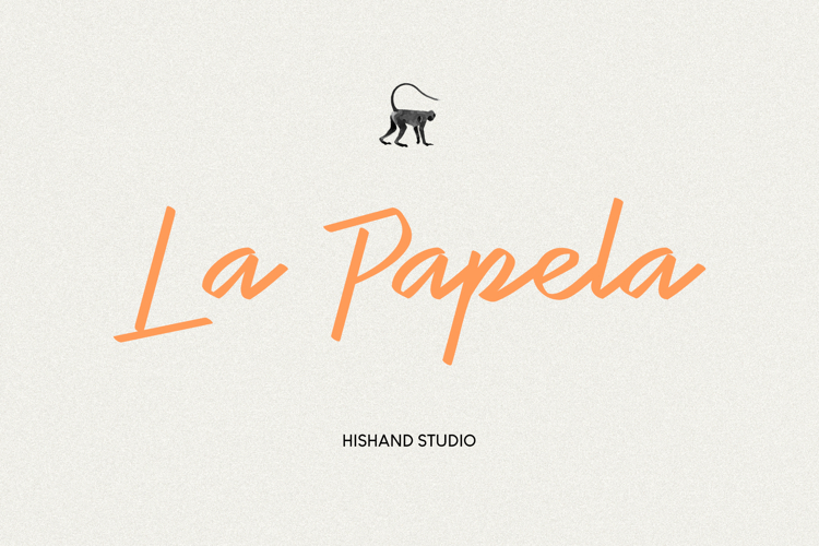 La Papela Aesthetic Script Font
