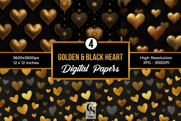 Black Heart Clipart