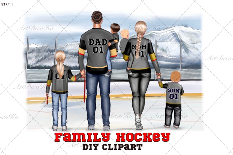 Hockey Player Clipart Image 24