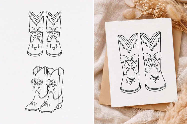 Cowgirl Boots Clipart