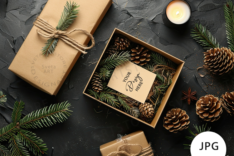 Christmas Aesthetic Mockup JPG