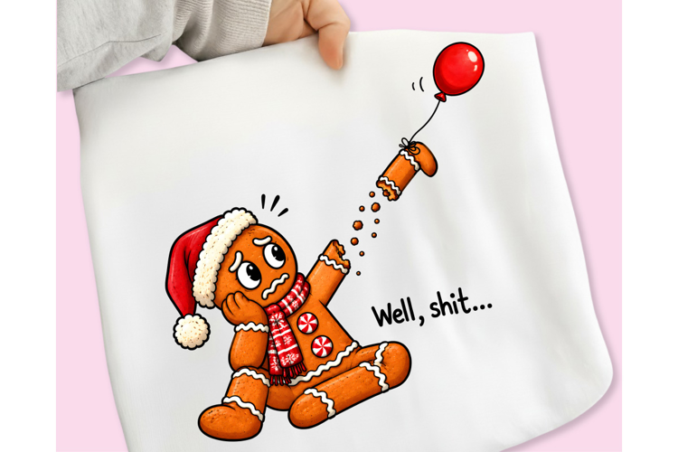 Trending Christmas PNG, Well Shit Funny Christmas PNG