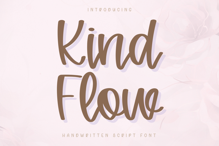 Kind Flow - Handwritten Script Font