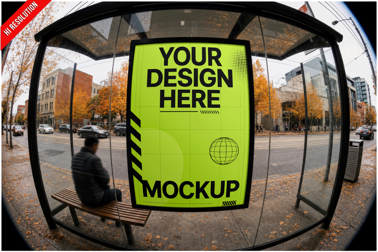 Poster Urban Street Mockup