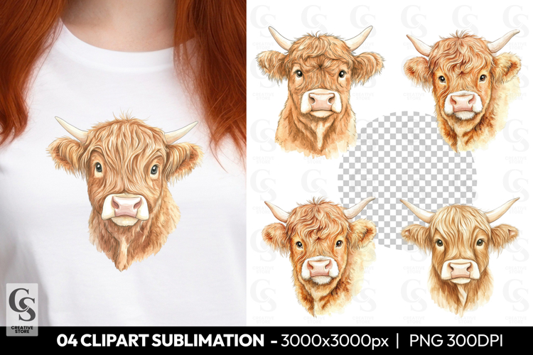 Highland Cow Png Image 20