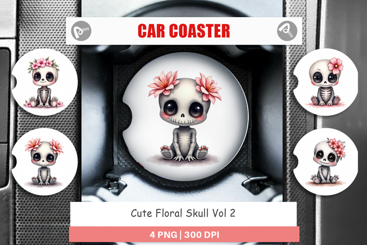 Cute Skull Clipart Image 4