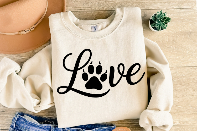 Love Svg | Svg Cut File | Shirt Svg example image 1