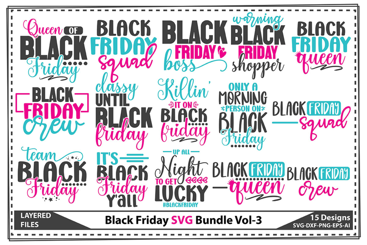 Black Friday Svg Bundle, Black Friday Shirt Svg