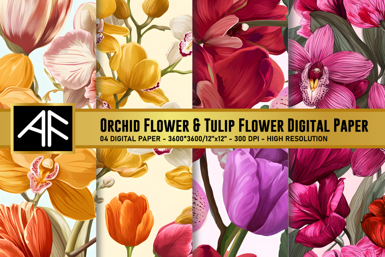 Orchid Clipart Image 4