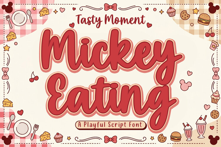 Mickey Eating example image 1