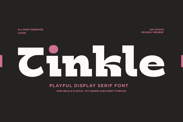 Tinkle - Playful Display Serif Font