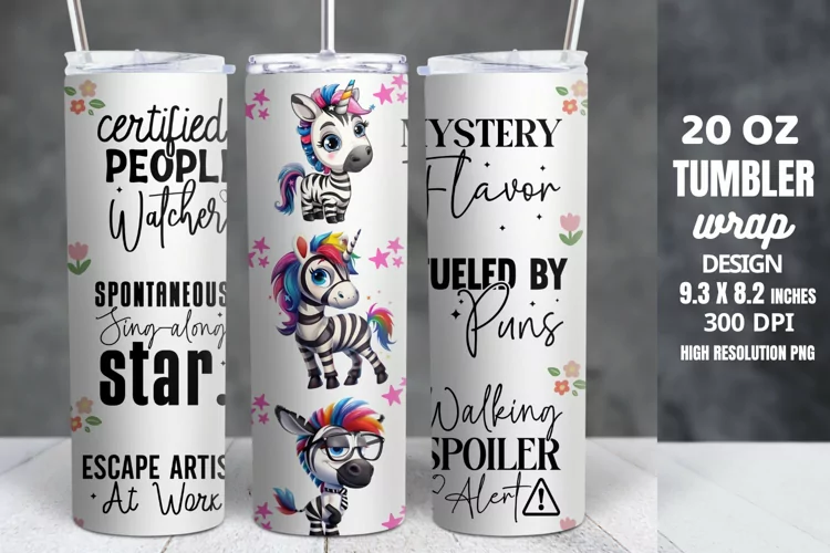 Funny Quotes 20oz Skinny Tumbler Sublimation