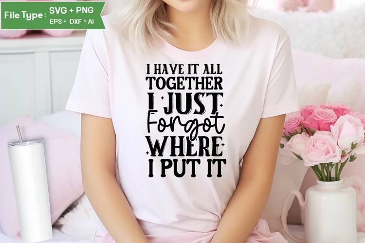 I Have It All Together I Just Forgot Where I Put It