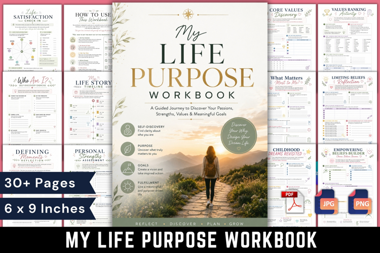 MY LIFE PURPOSE WORKBOOK example image 1