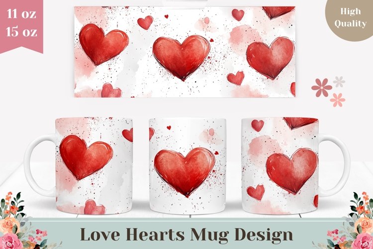 Red Hearts Png Image 16