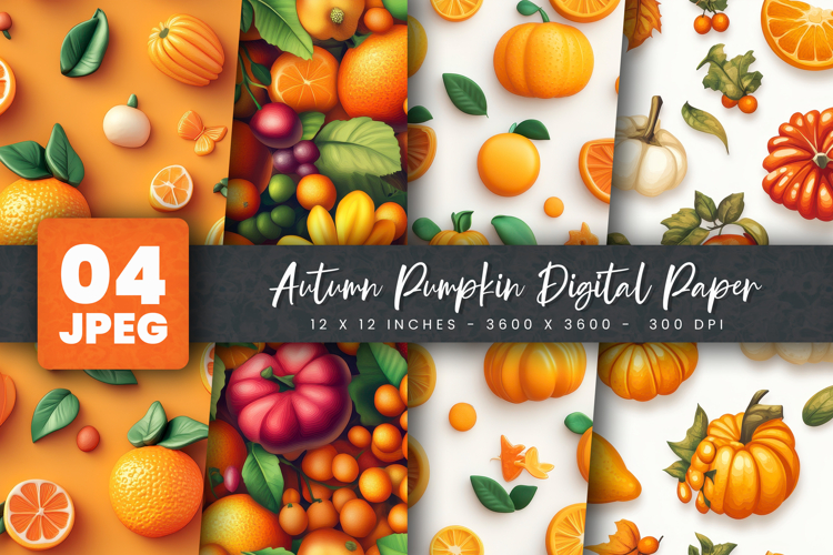 Fall Pumpkin Clipart Image 3