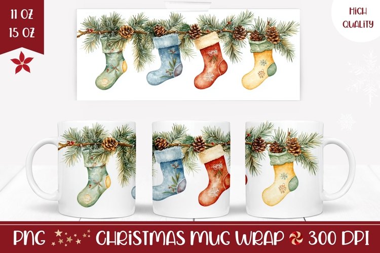 Christmas Socks Clipart Image 24