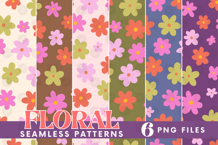 Floral Seamless Pattern Image 5