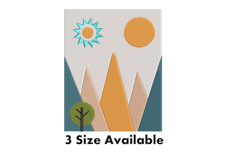 Mountain Embroidery Image 11