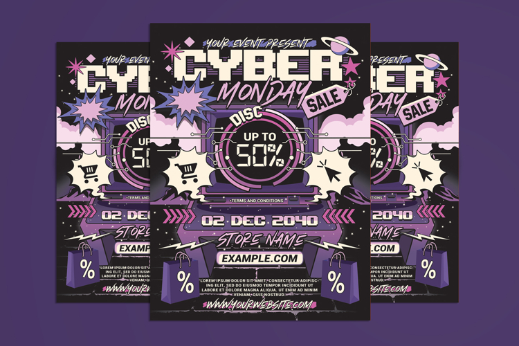 Cyber Monday Sale Flyer