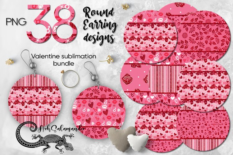 Sublimation Earring Designs Image 9