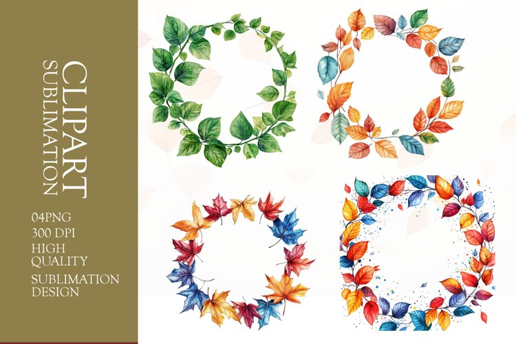Floral Wreath Clipart Image 19