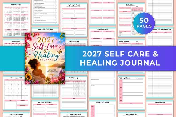 2027 Self-Love & Healing Journal | Self-Care, Gratitude