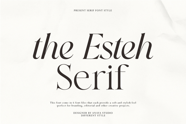 The Esteh Serif