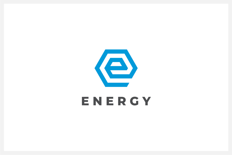 Hexagon Letter E Logo Design Vector Template
